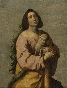 Francisco de Zurbaran Saint Agnes oil painting reproduction